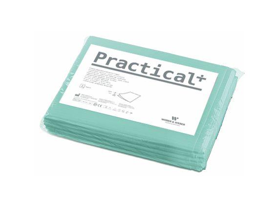 Medical sheets of paper-foil Green