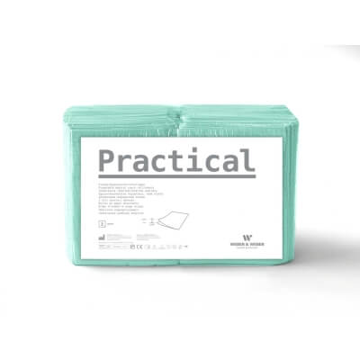 Medical sheets of paper-foil Green