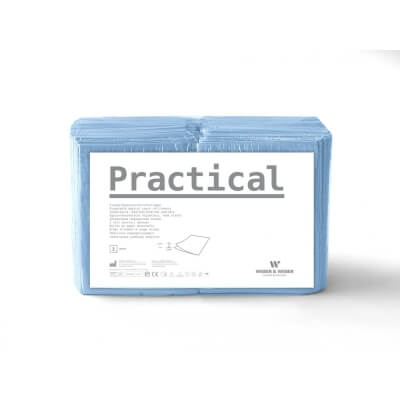 Медицинские простыни из бумаги-фольги Голубой