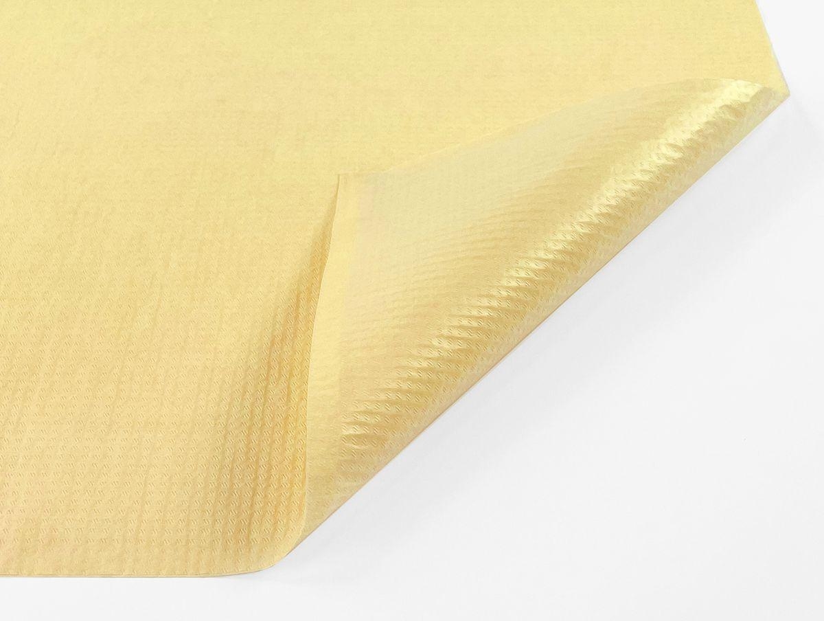 Medical couch cover paper-foil Yellow